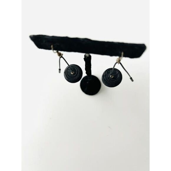 Unique Artisan Vintage 90s Steampunk Funky Earrings - Picture 1 of 4